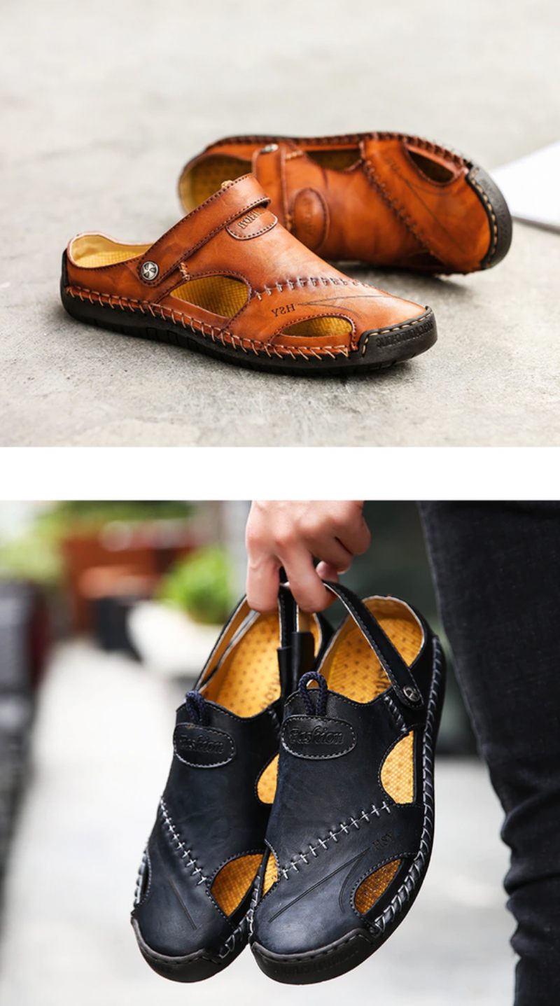Jin Sommarsandaler För Män - Orange