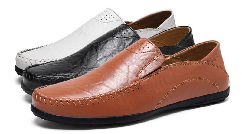 Joaquin Loafers Klänning Skor För Män - Vit