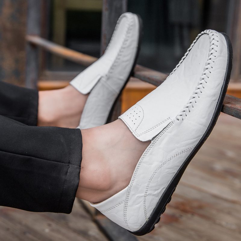 Joaquin Loafers Klänning Skor För Män - Vit