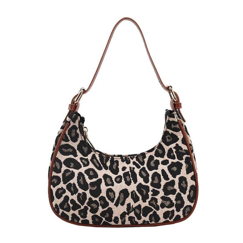 Jode Crossbody-handväska För Kvinnor - Brun Leopard
