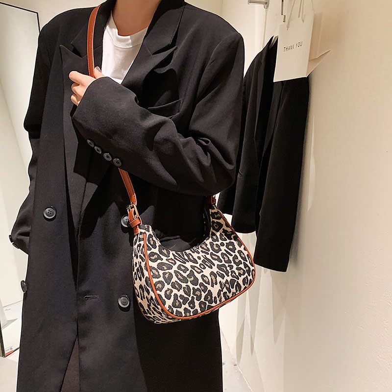 Jode Crossbody-handväska För Kvinnor - Brun Leopard