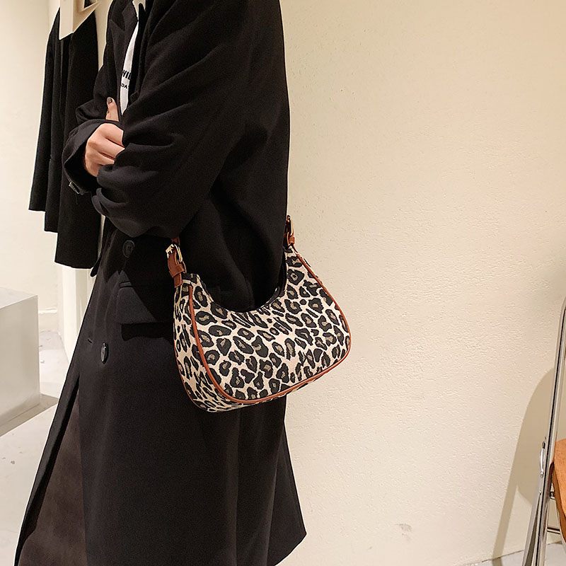 Jode Crossbody-handväska För Kvinnor - Brun Leopard