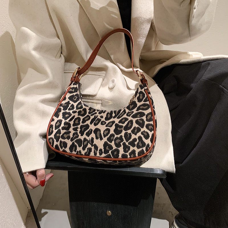 Jode Crossbody-handväska För Kvinnor - Brun Leopard
