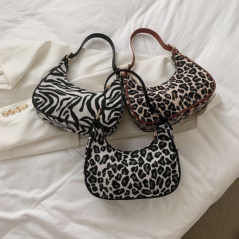 Jode Crossbody-handväska För Kvinnor - Brun Leopard