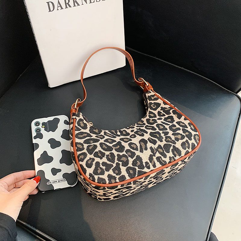 Jode Crossbody-handväska För Kvinnor - Brun Leopard