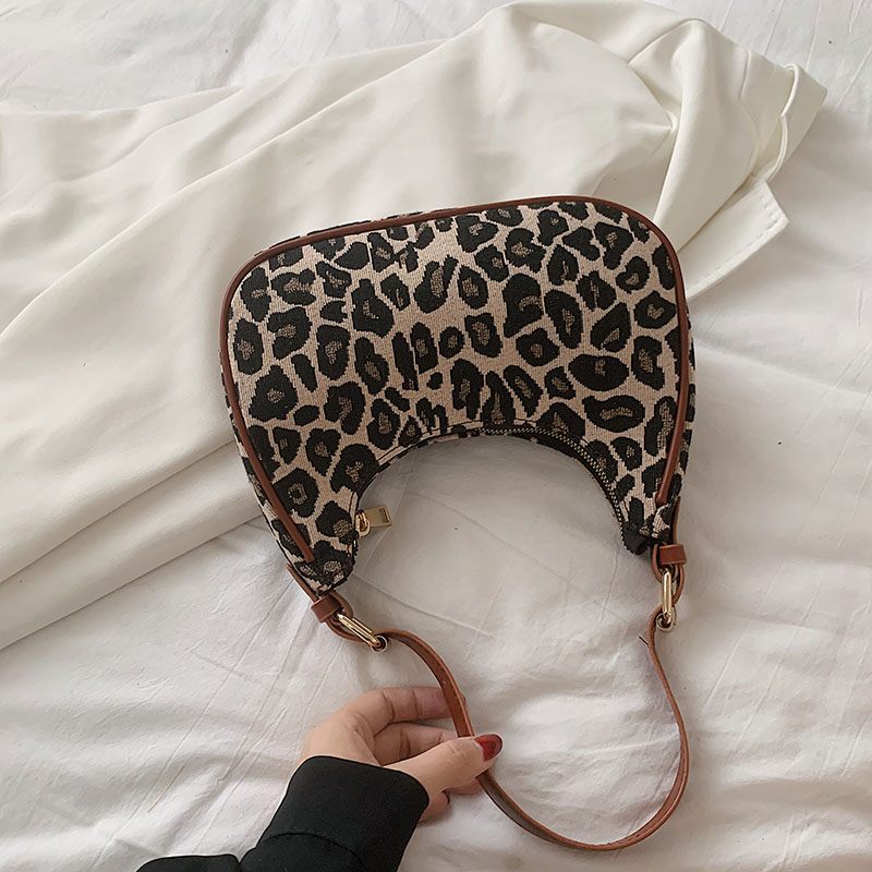 Jode Crossbody-handväska För Kvinnor - Brun Leopard