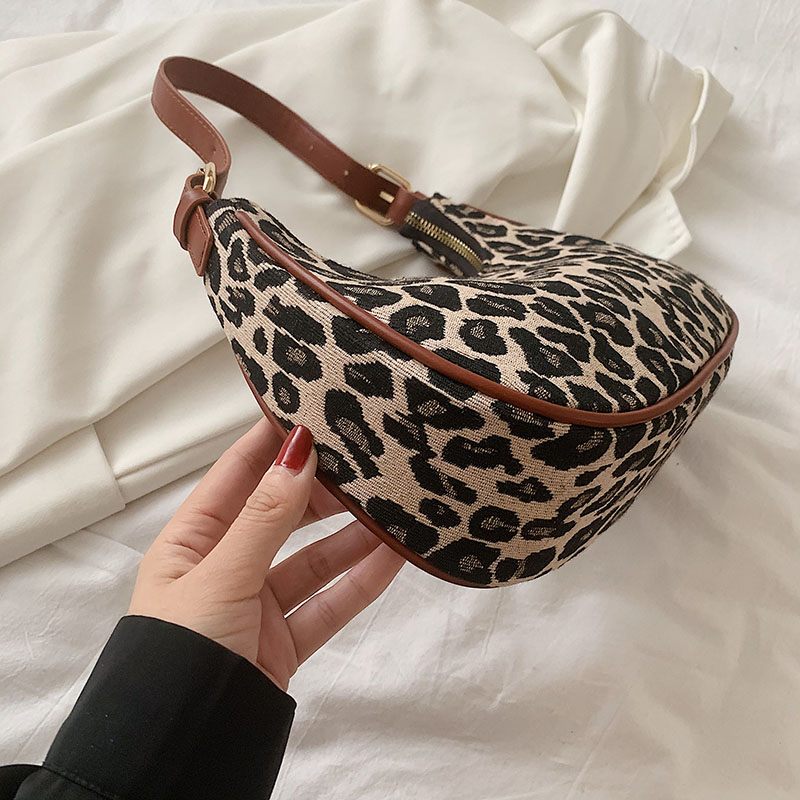 Jode Crossbody-handväska För Kvinnor - Brun Leopard