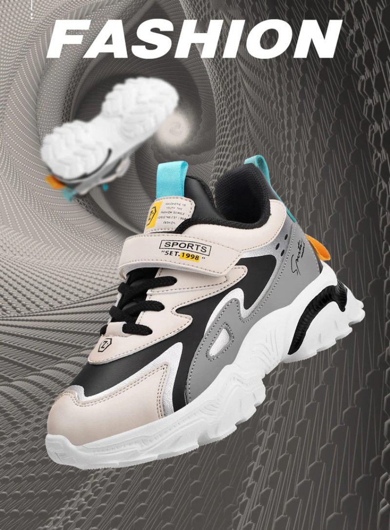 Joel Pojkar Mode Sneaker - Grå