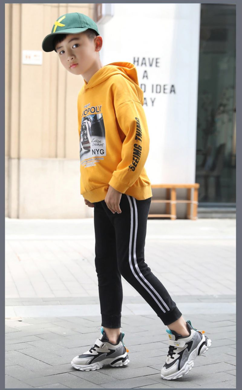 Joel Pojkar Mode Sneaker - Grå