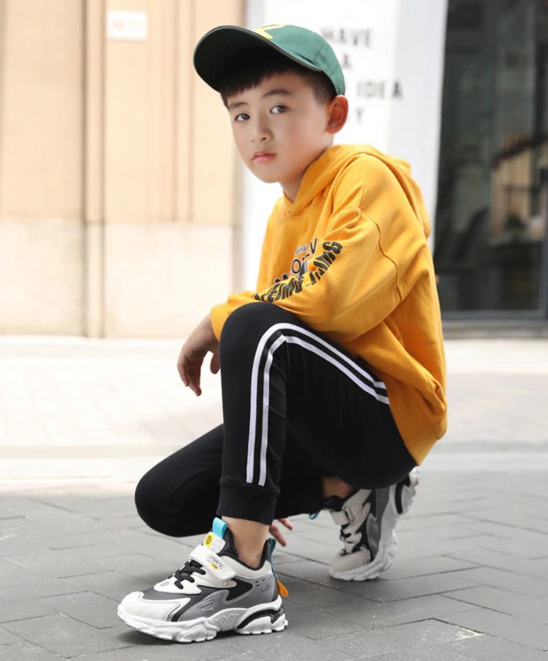 Joel Pojkar Mode Sneaker - Grå
