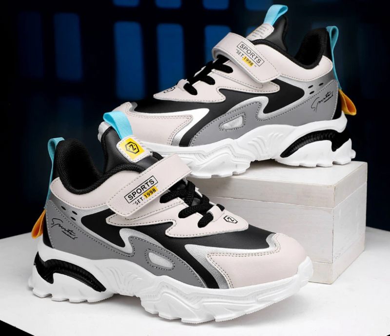 Joel Pojkar Mode Sneaker - Grå