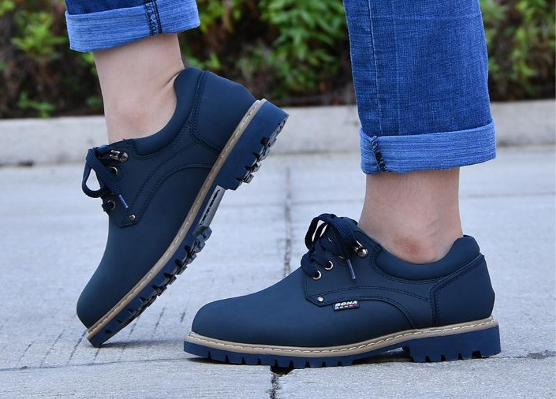 Josan Casual Oxfords För Män - Svart
