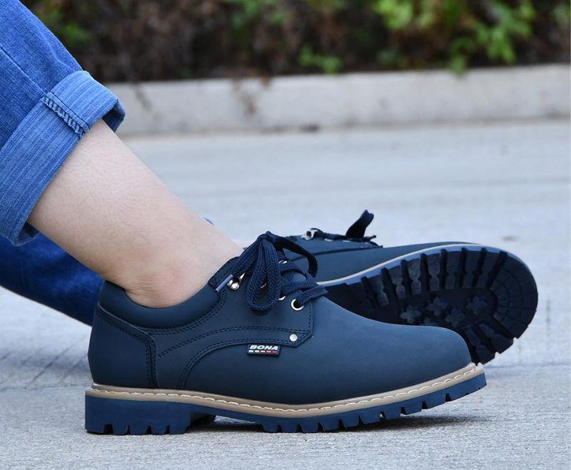 Josan Casual Oxfords För Män - Svart