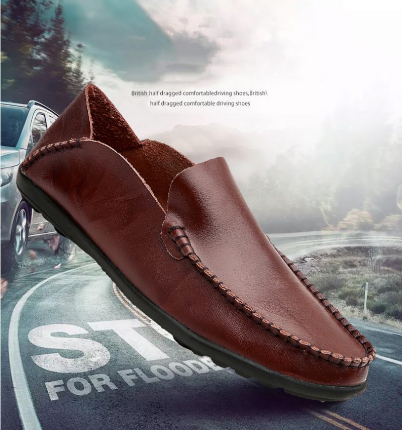 Josan Loafers Fritidsskor För Män - Orange