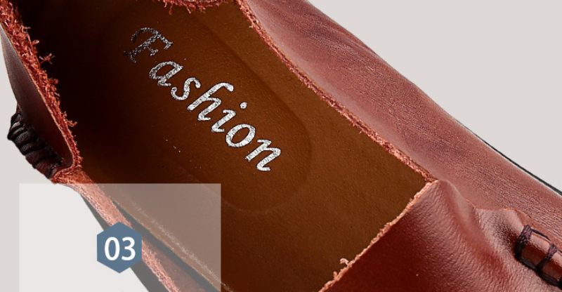 Josan Loafers Fritidsskor För Män - Orange