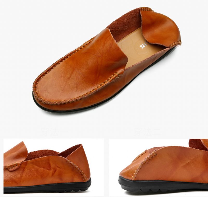 Josan Loafers Fritidsskor För Män - Orange