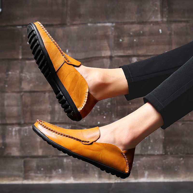 Josan Loafers Fritidsskor För Män - Orange