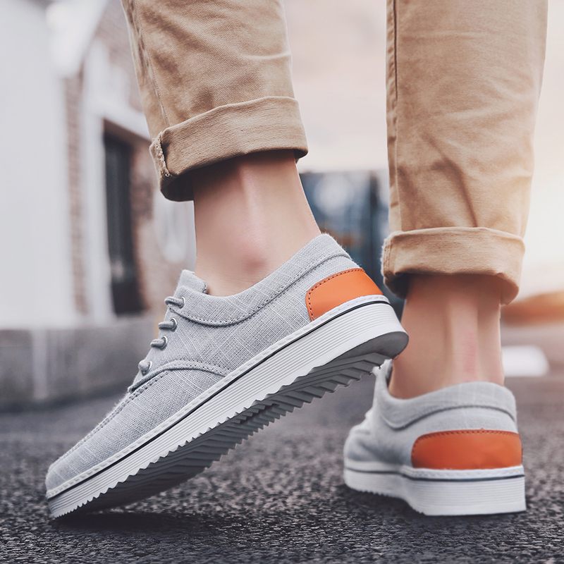 Jover Casual Sneakers För Män - Grå