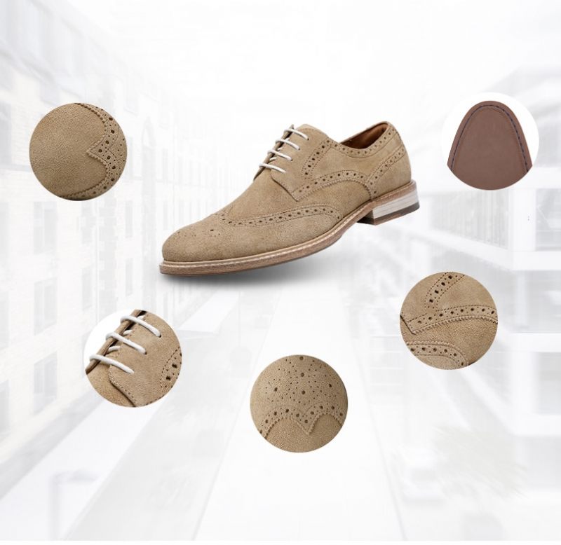 Juanes Oxford-klänningskor För Män - Beige