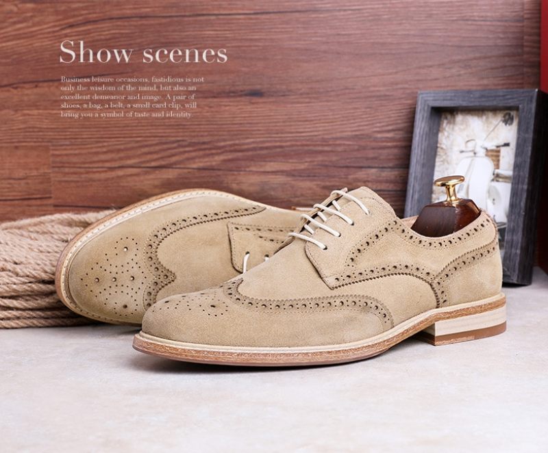Juanes Oxford-klänningskor För Män - Beige