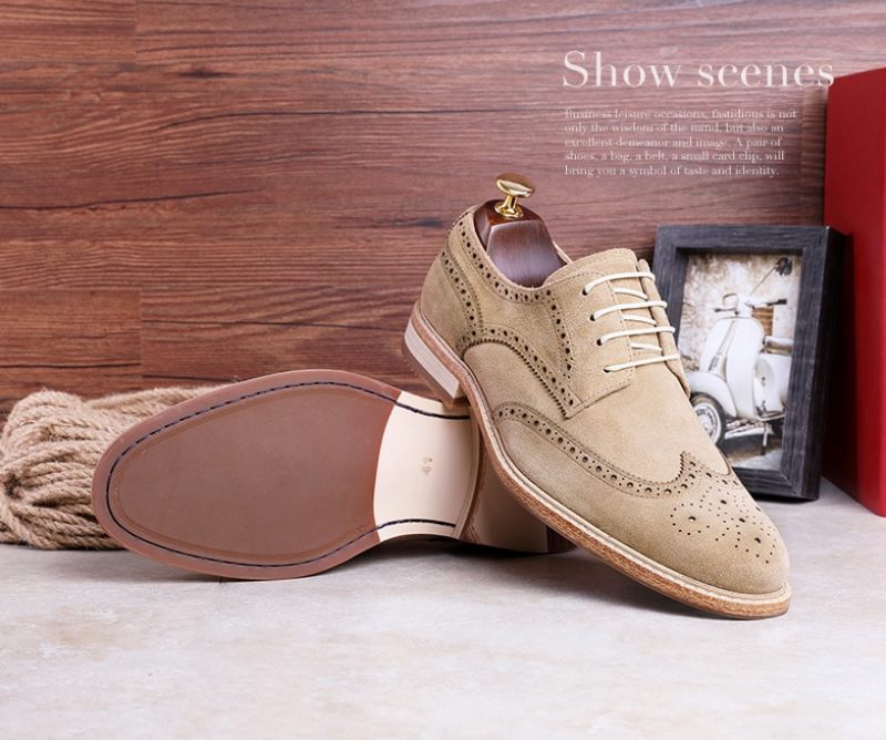 Juanes Oxford-klänningskor För Män - Beige