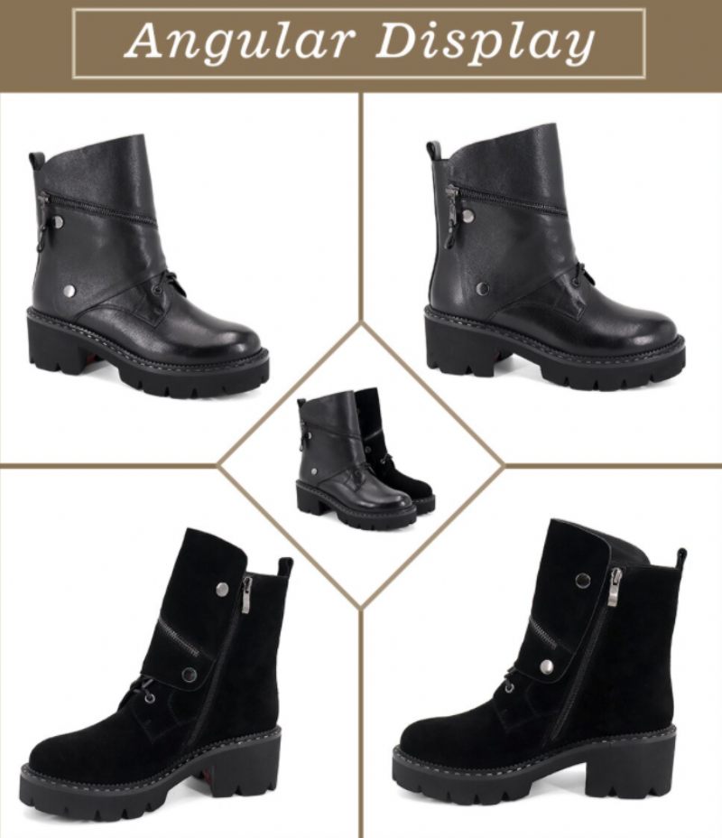 Juanita Boots Ankelhöjd - Kort plysch