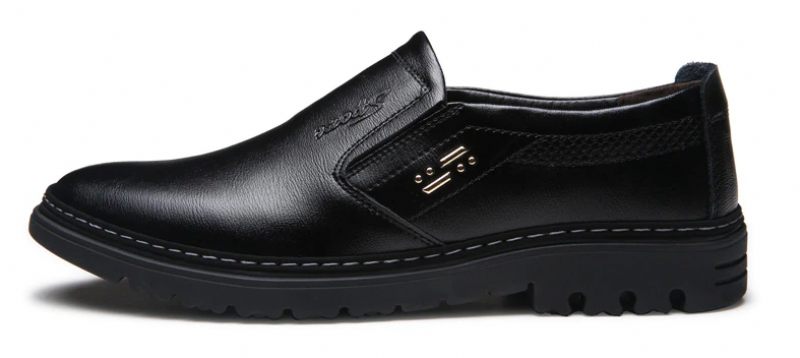 Juanvir Herr Loafers Klänning Skor - Svart