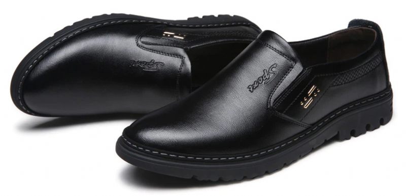 Juanvir Herr Loafers Klänning Skor - Svart