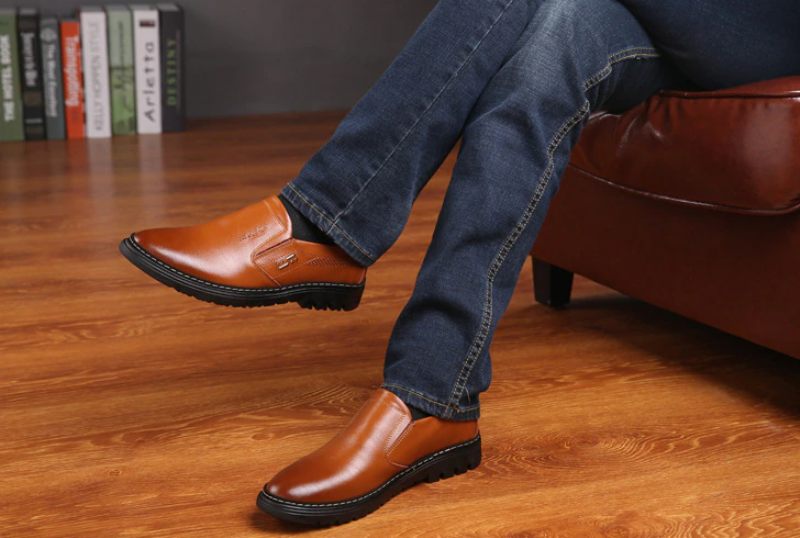 Juanvir Herr Loafers Klänning Skor - Svart