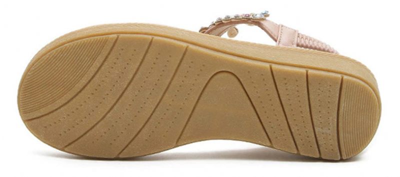 Julia Casual Sandal För Kvinnor Med Strass - Rosa