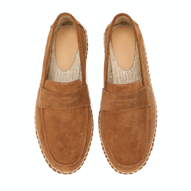 Juliana Jute Platform Mocka Loafers Dam - Brun