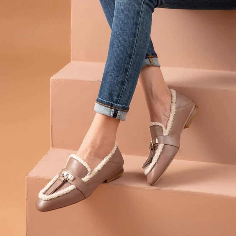 Julie Loafers - Brun Rosa