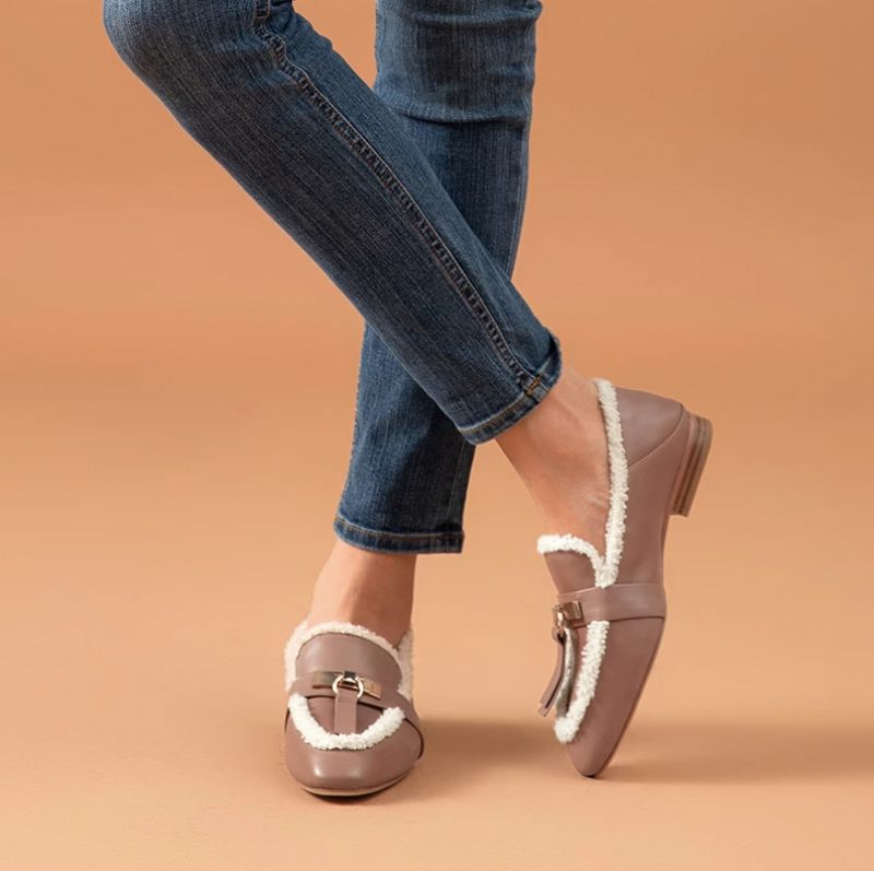 Julie Loafers - Brun Rosa