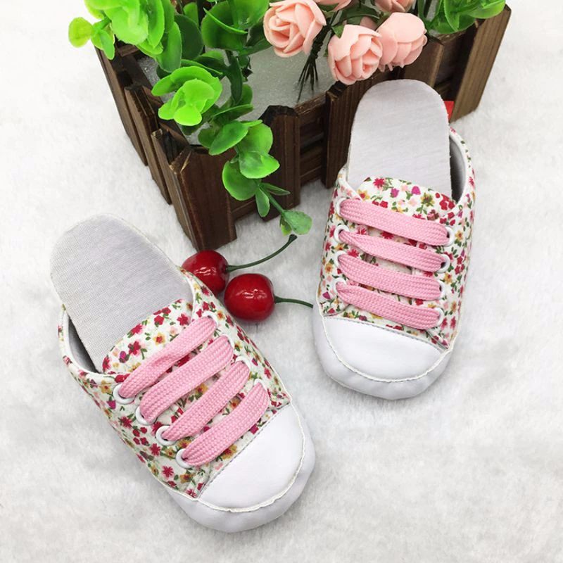Kailin Baby Flickor Casual Sneakers - Gul