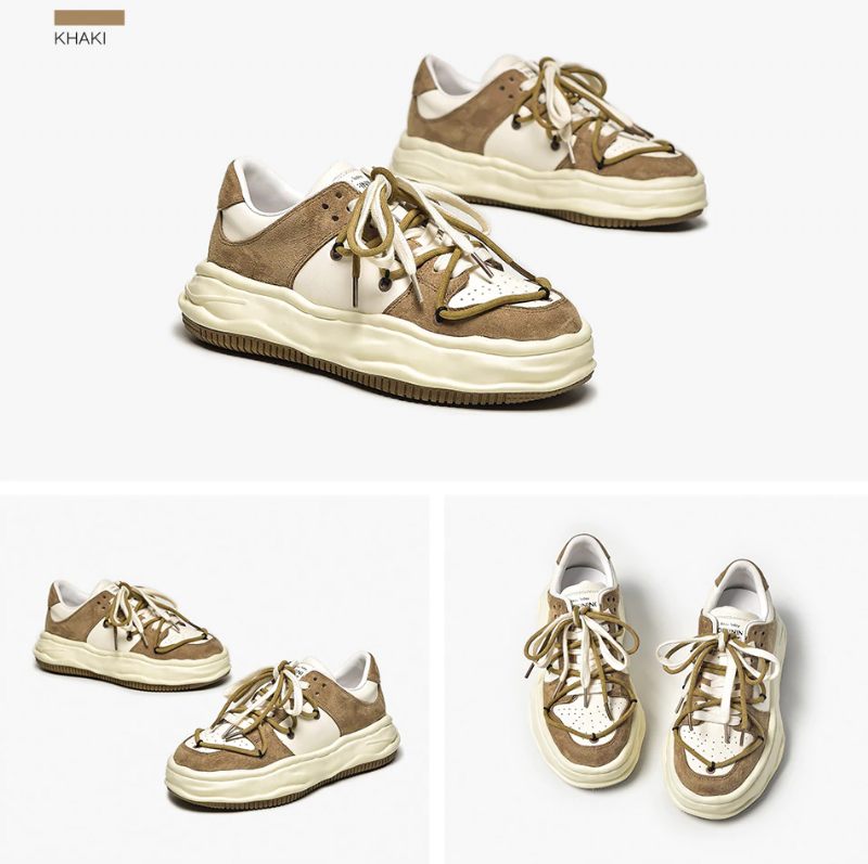 Kalie Sneaker Med Snörning För Kvinnor - Khaki