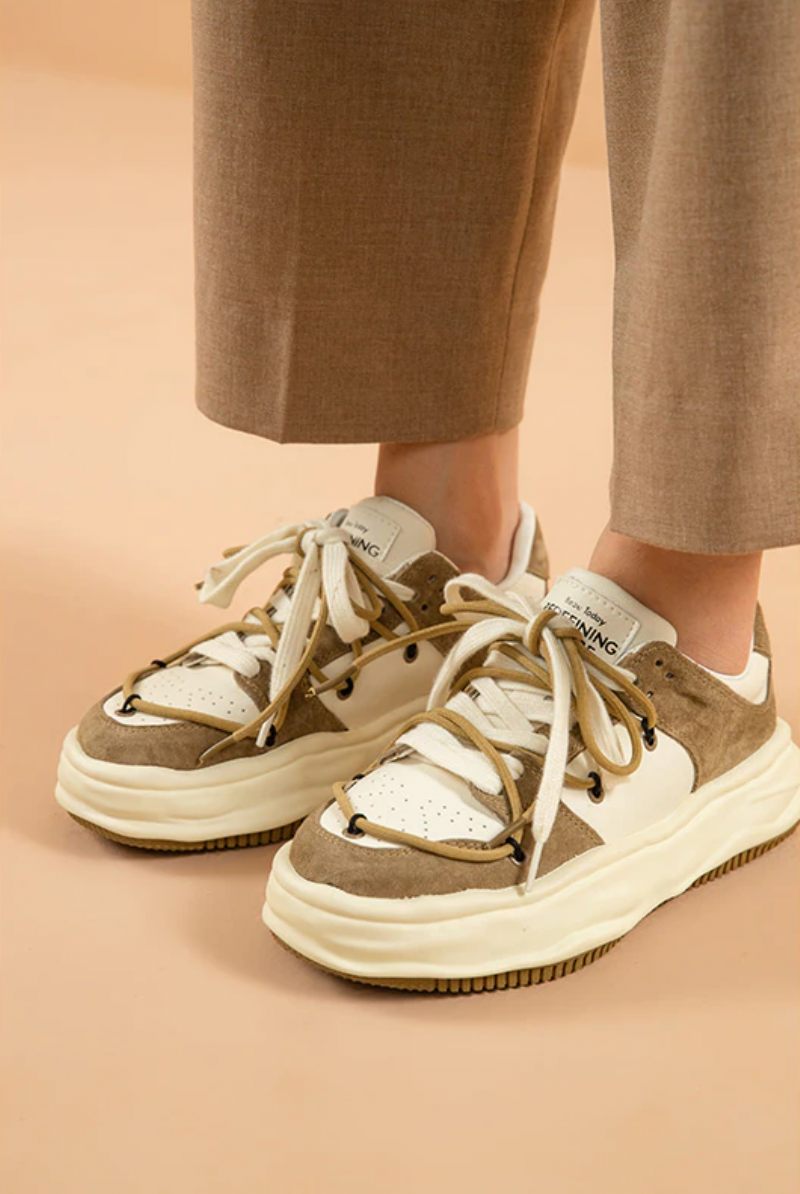 Kalie Sneaker Med Snörning För Kvinnor - Khaki