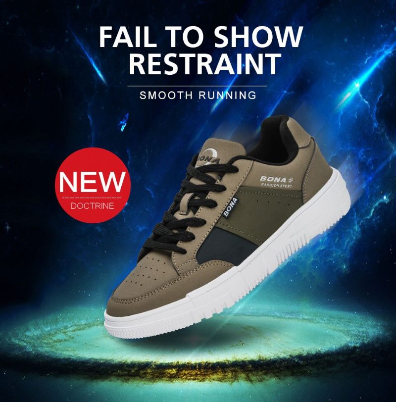 Kalius Bekväma Sneakers För Män - Svart