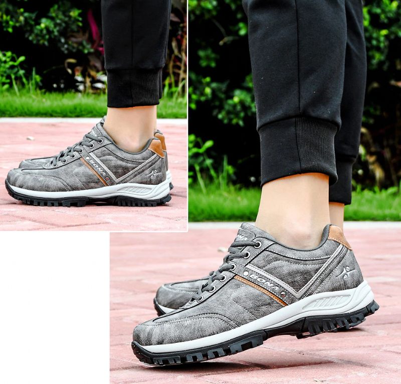 Kamerunsneakers För Män - Silver