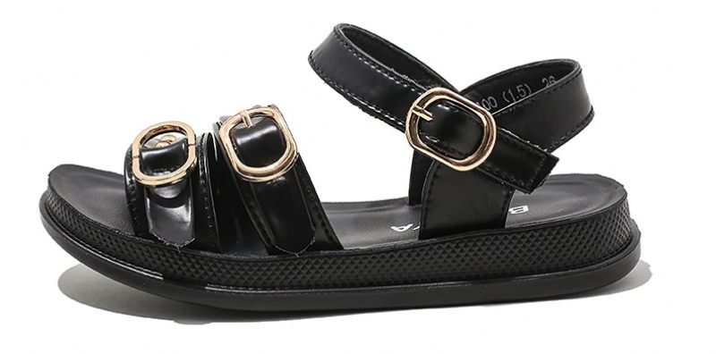 Karime Små Flickor Klänning Sandal - Svart