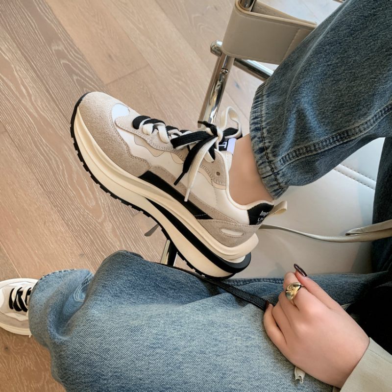 Karla Sneaker Med Rund Tå För Kvinnor - Blå