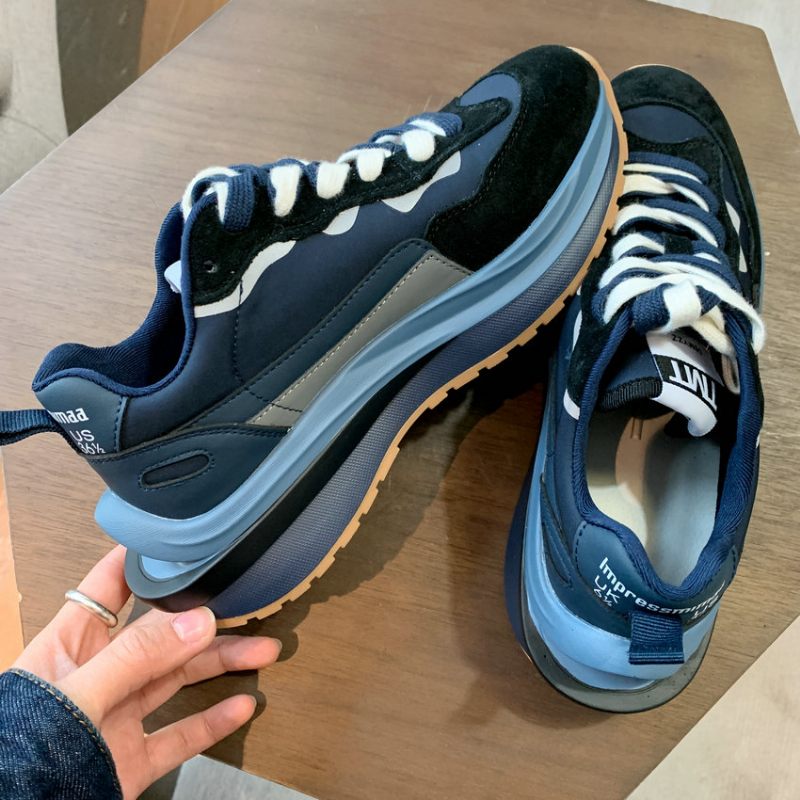 Karla Sneaker Med Rund Tå För Kvinnor - Blå