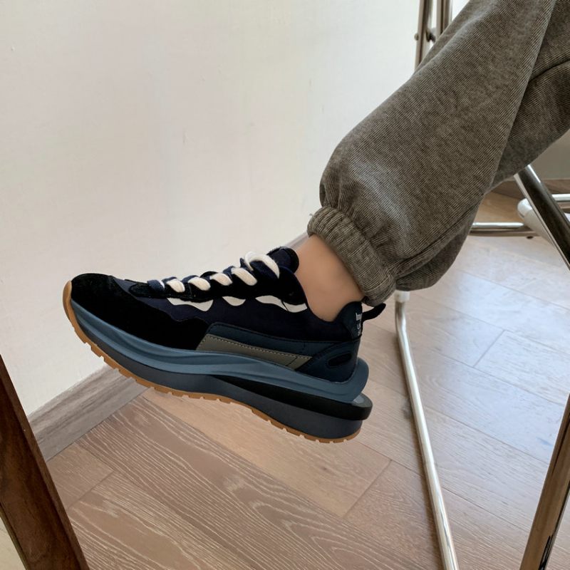 Karla Sneaker Med Rund Tå För Kvinnor - Blå