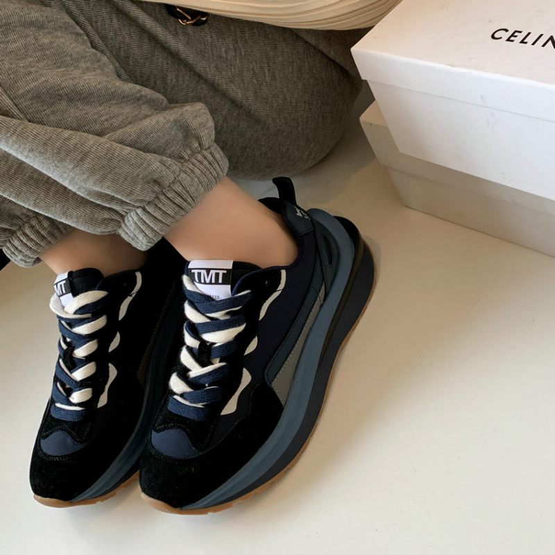 Karla Sneaker Med Rund Tå För Kvinnor - Blå