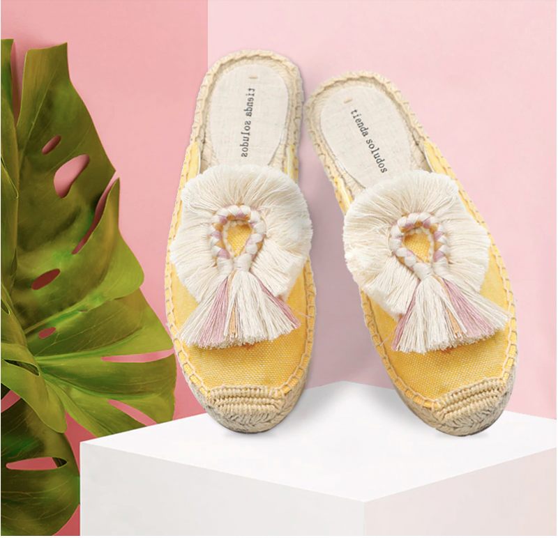 Karol Multi Espadrilles Dam - Gul
