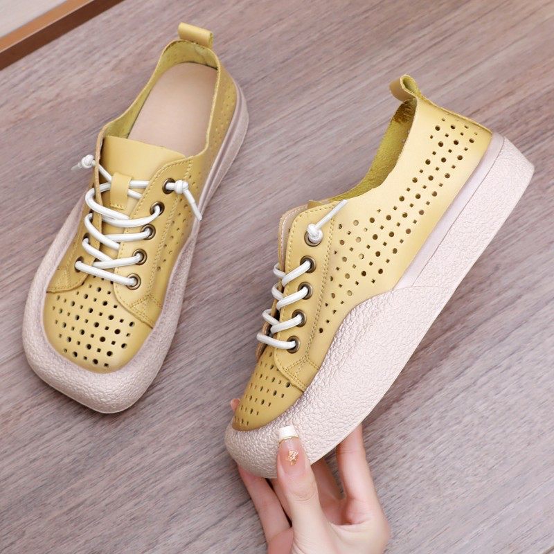 Karoli Sneakers Med Fyrkantig Tå För Kvinnor - Grön
