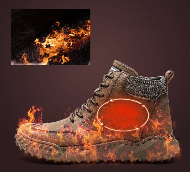 Kaur Casual Boots För Män - Grå