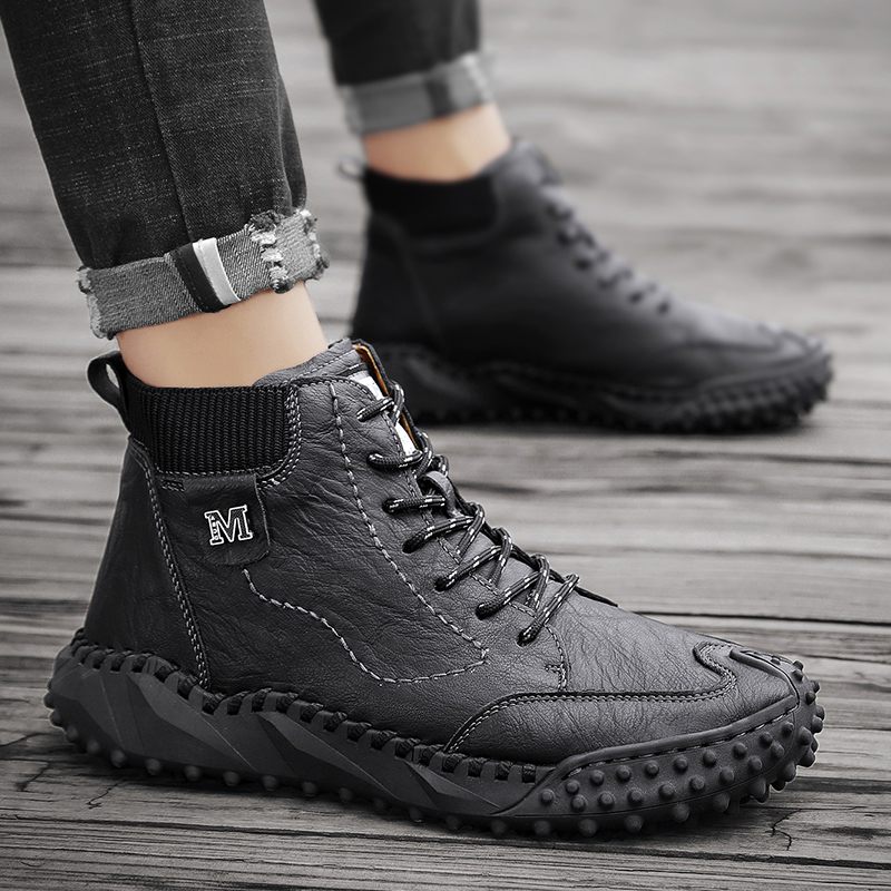Kaur Casual Boots För Män - Grå
