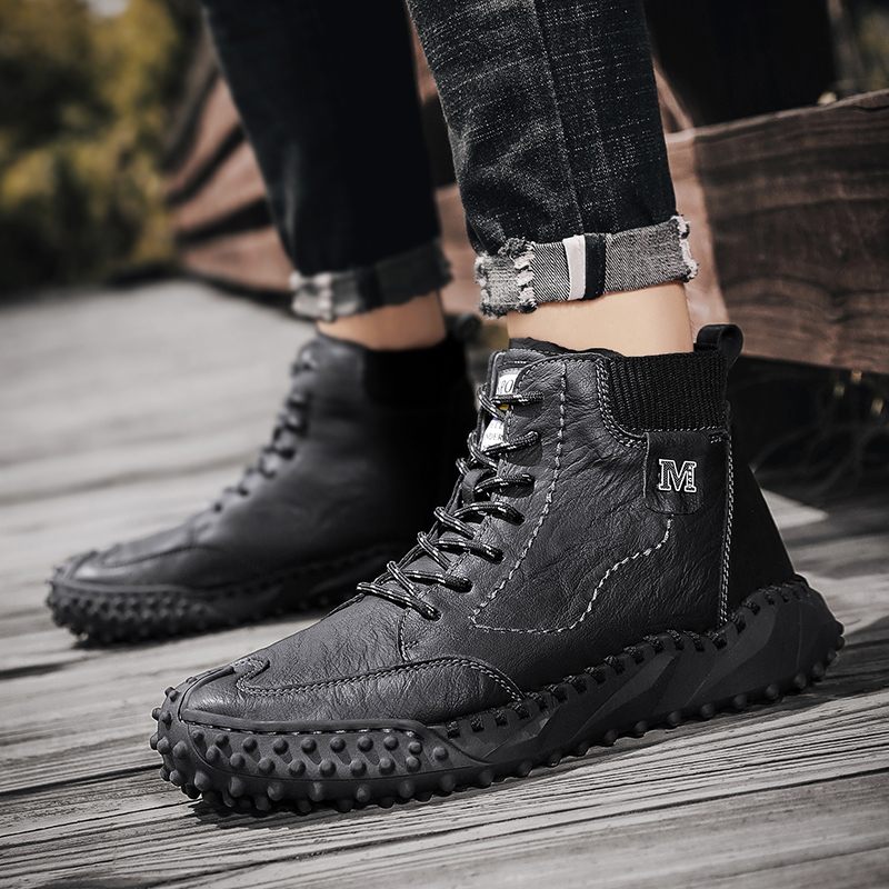 Kaur Casual Boots För Män - Grå