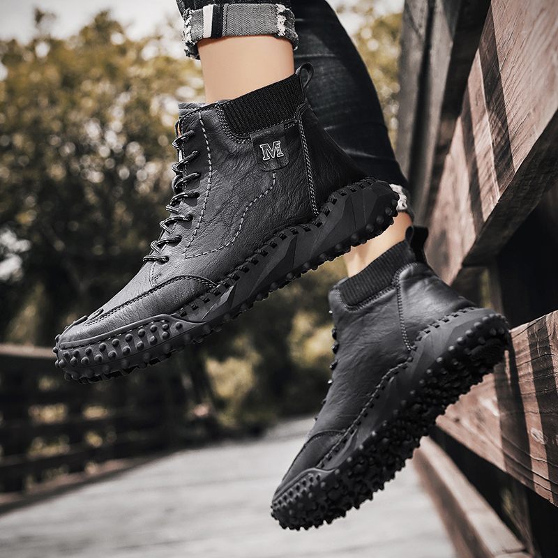 Kaur Casual Boots För Män - Grå