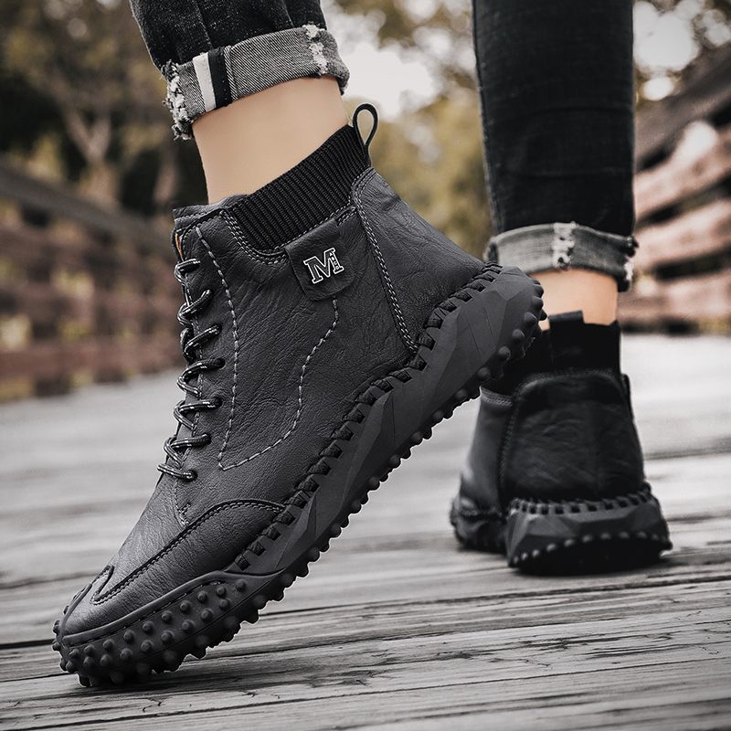Kaur Casual Boots För Män - Grå